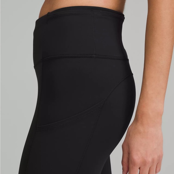 Lululemon Black Fast and Free Crop 19” Leggings - Picture 8 of 9